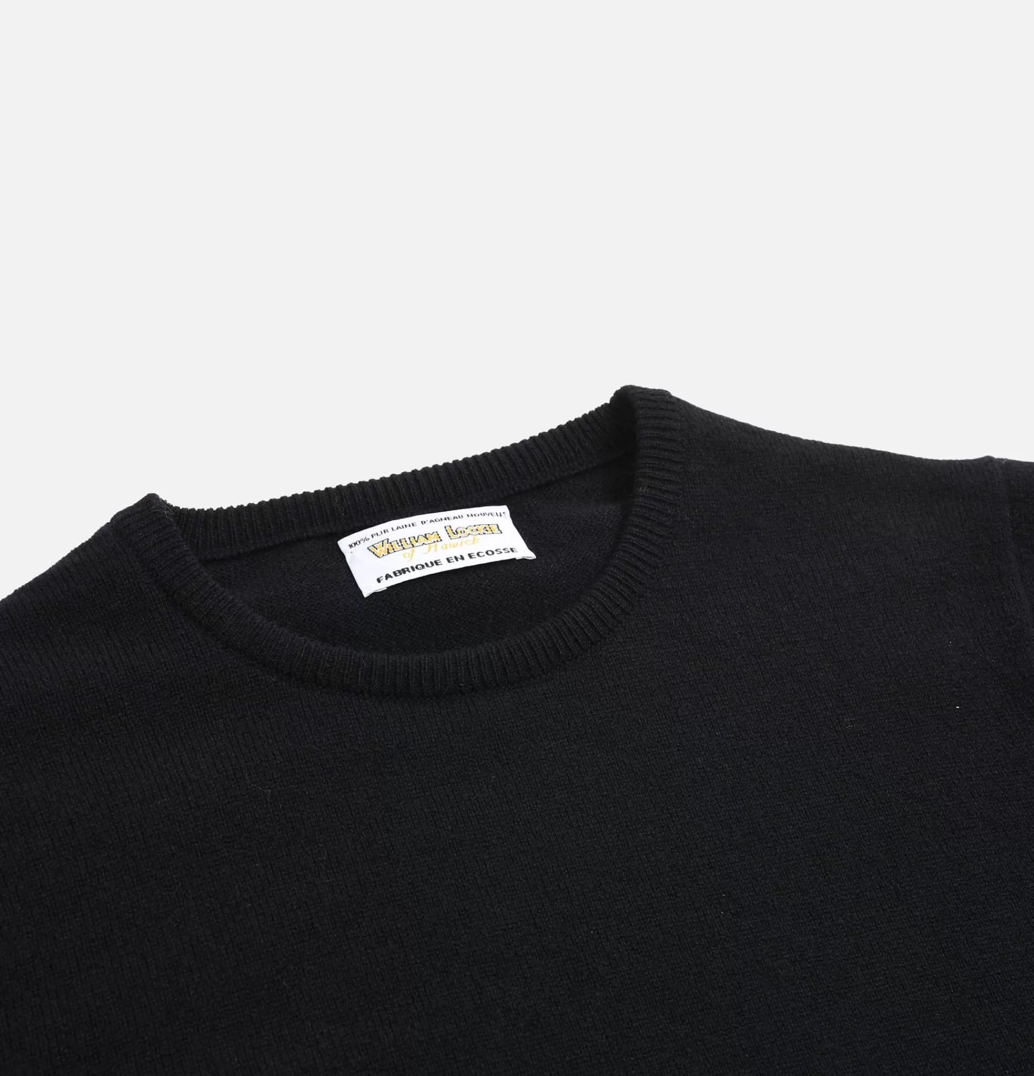 WILLIAM LOCKIE Pulls & Cardigans | Pull Col Rond Black