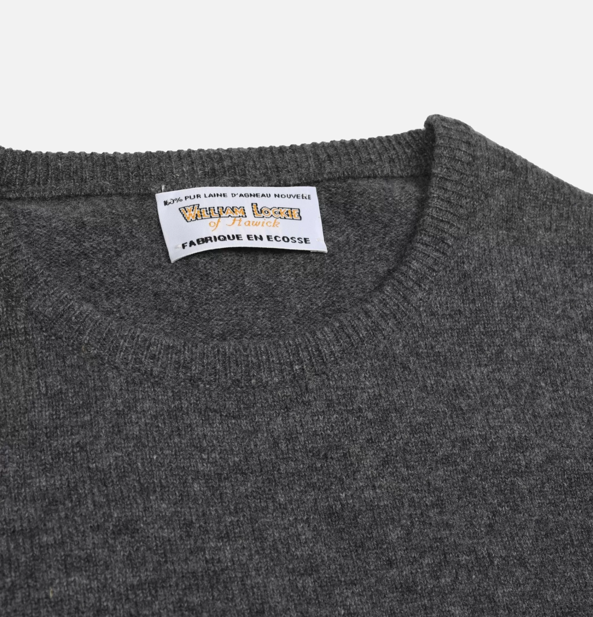 WILLIAM LOCKIE Pulls & Cardigans | Pull Col Rond Charcoal