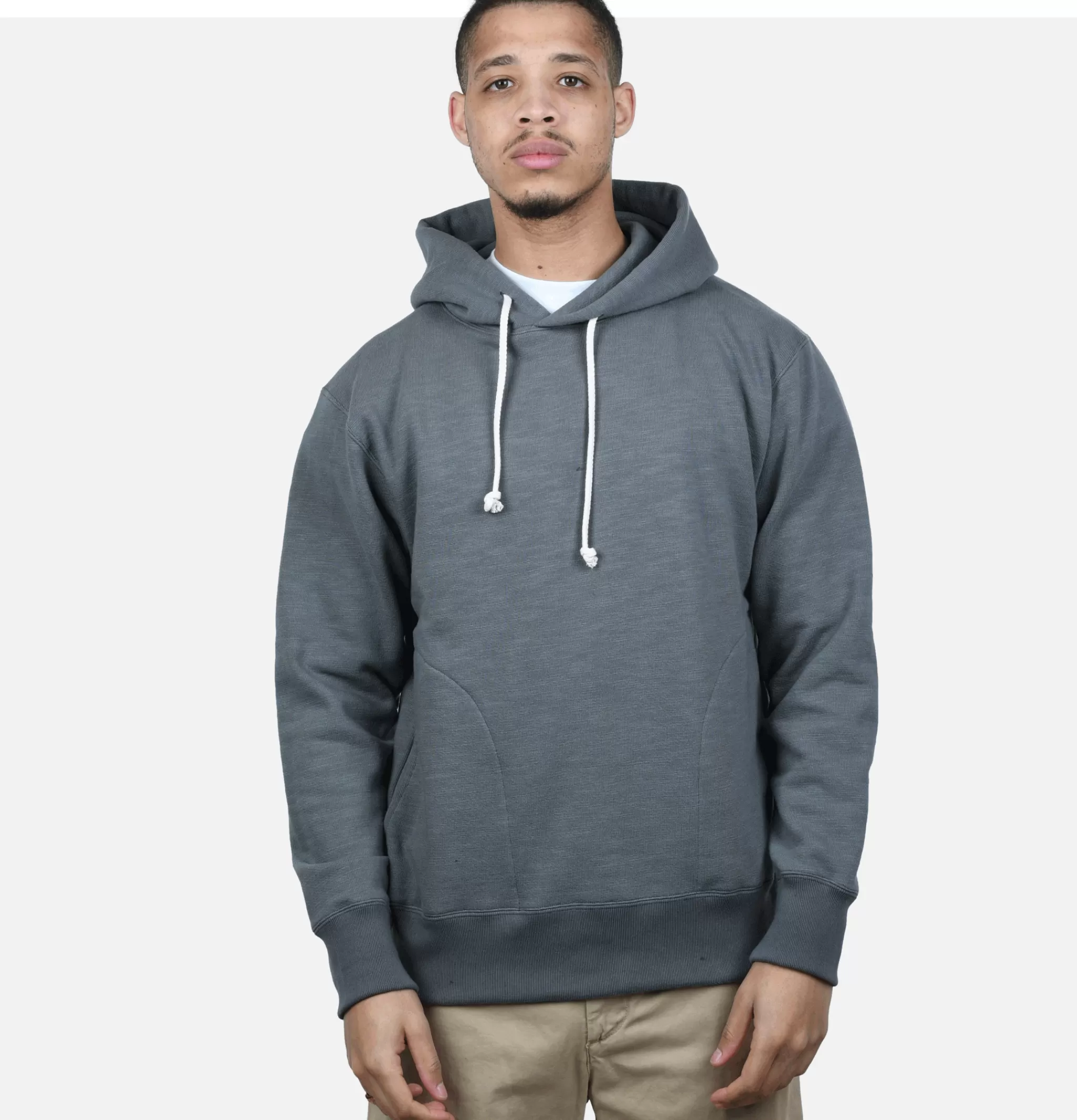 JACKMAN Sweats & Polaires | Pullover Hooded Sweatshirt Stone Grey