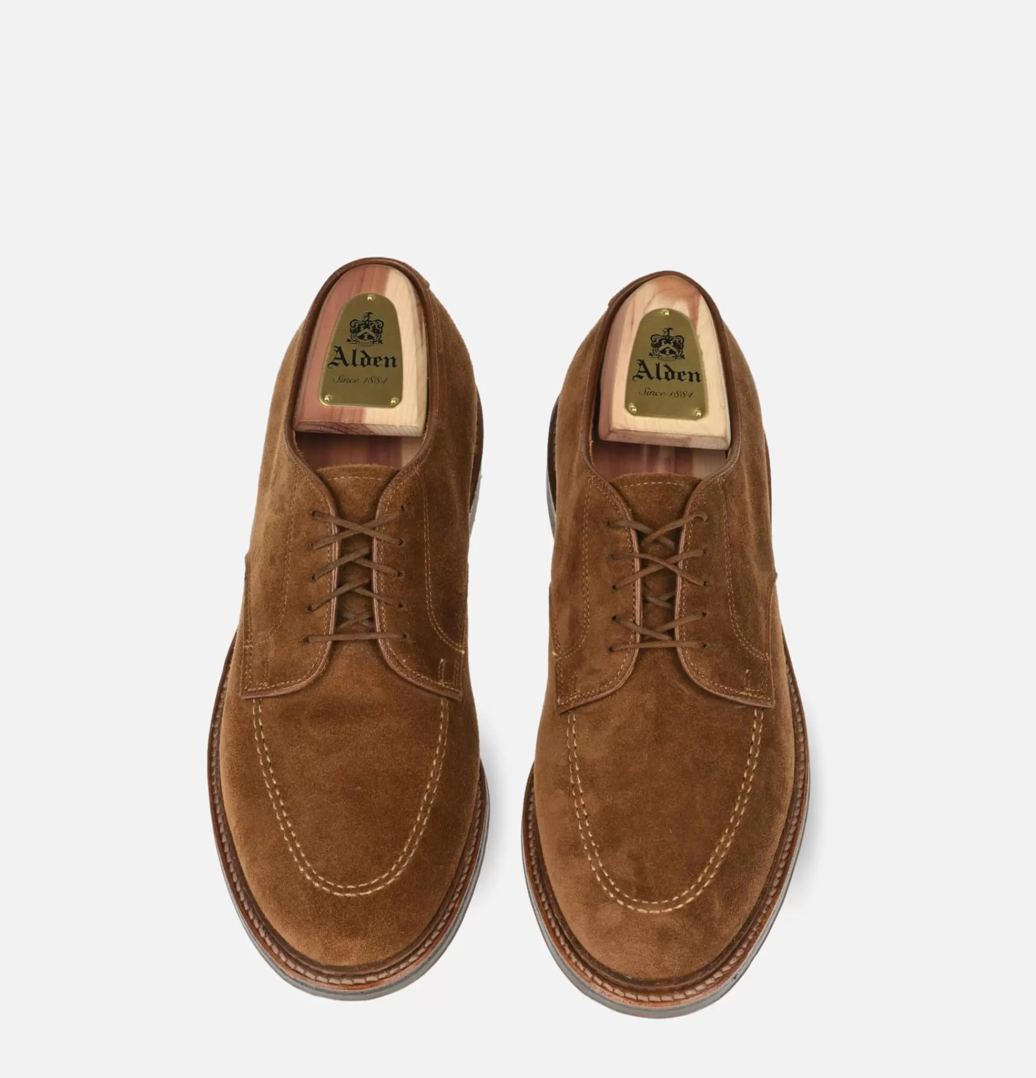 ALDEN SHOE CO Chaussures | 702R - Plain Toe Derby Snuff Suede