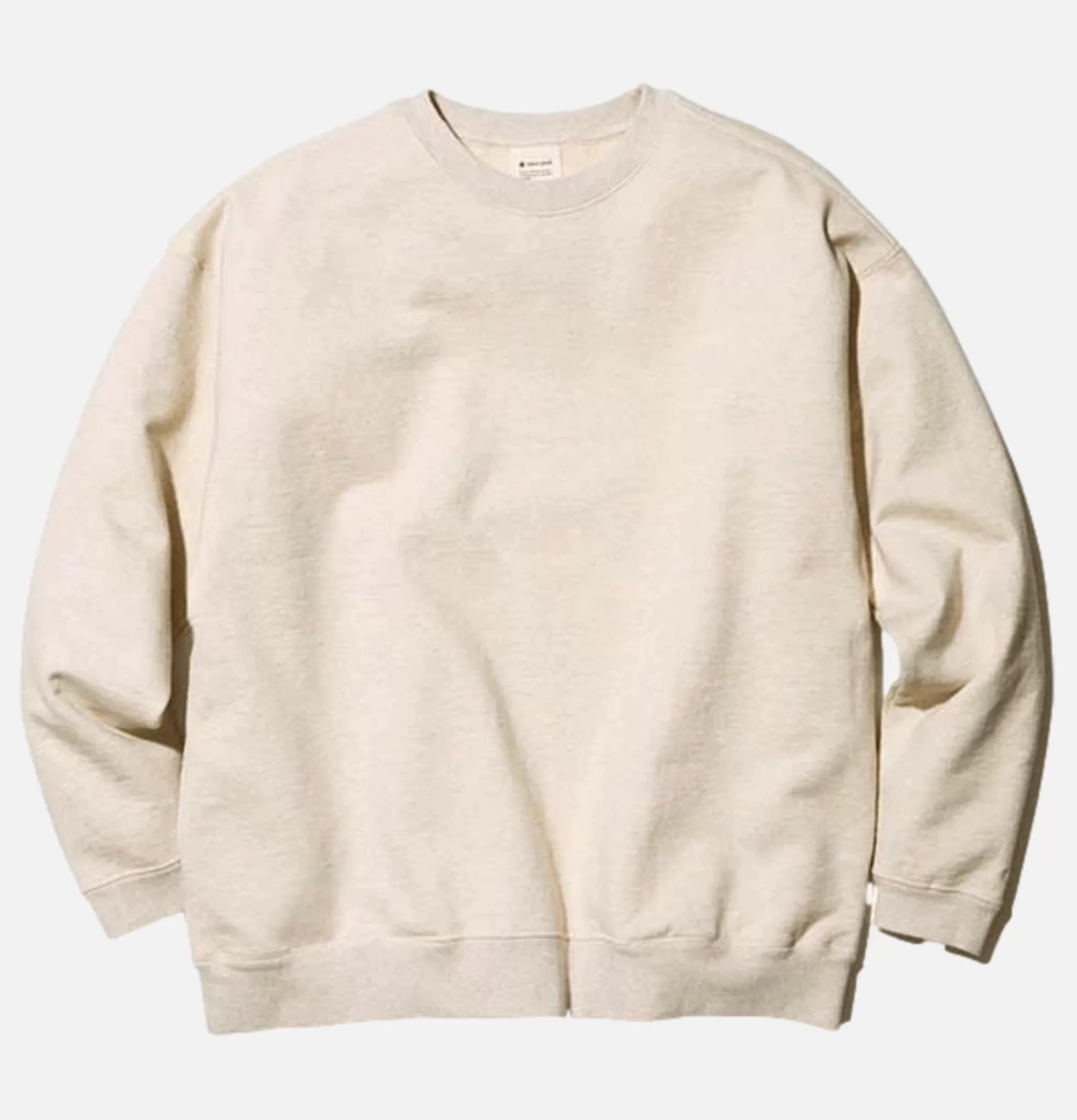 SNOW PEAK Sweats & Polaires | Recycled Cotton Crewneck Oatmeal