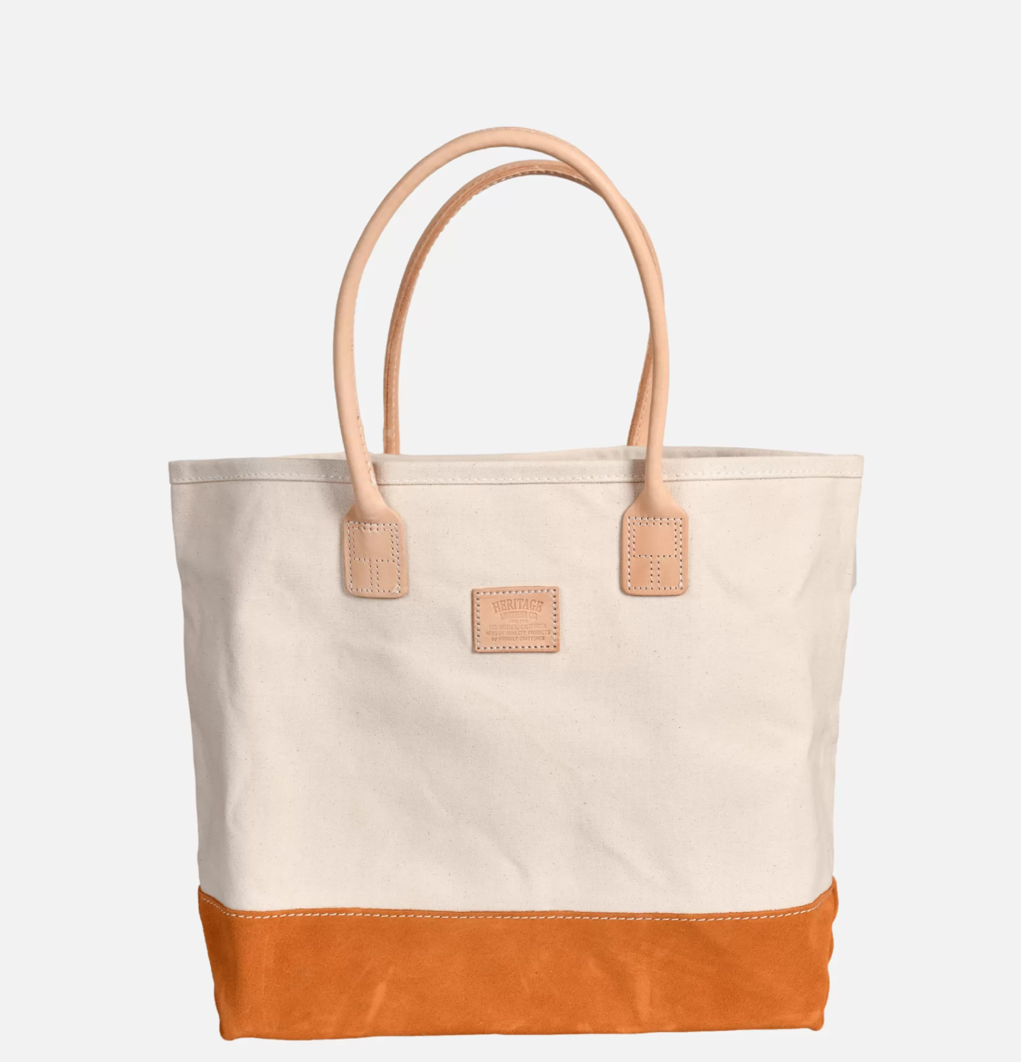 HERITAGE LEATHER COMPANY Tote-bags | Suede Day Tote Bag Marron