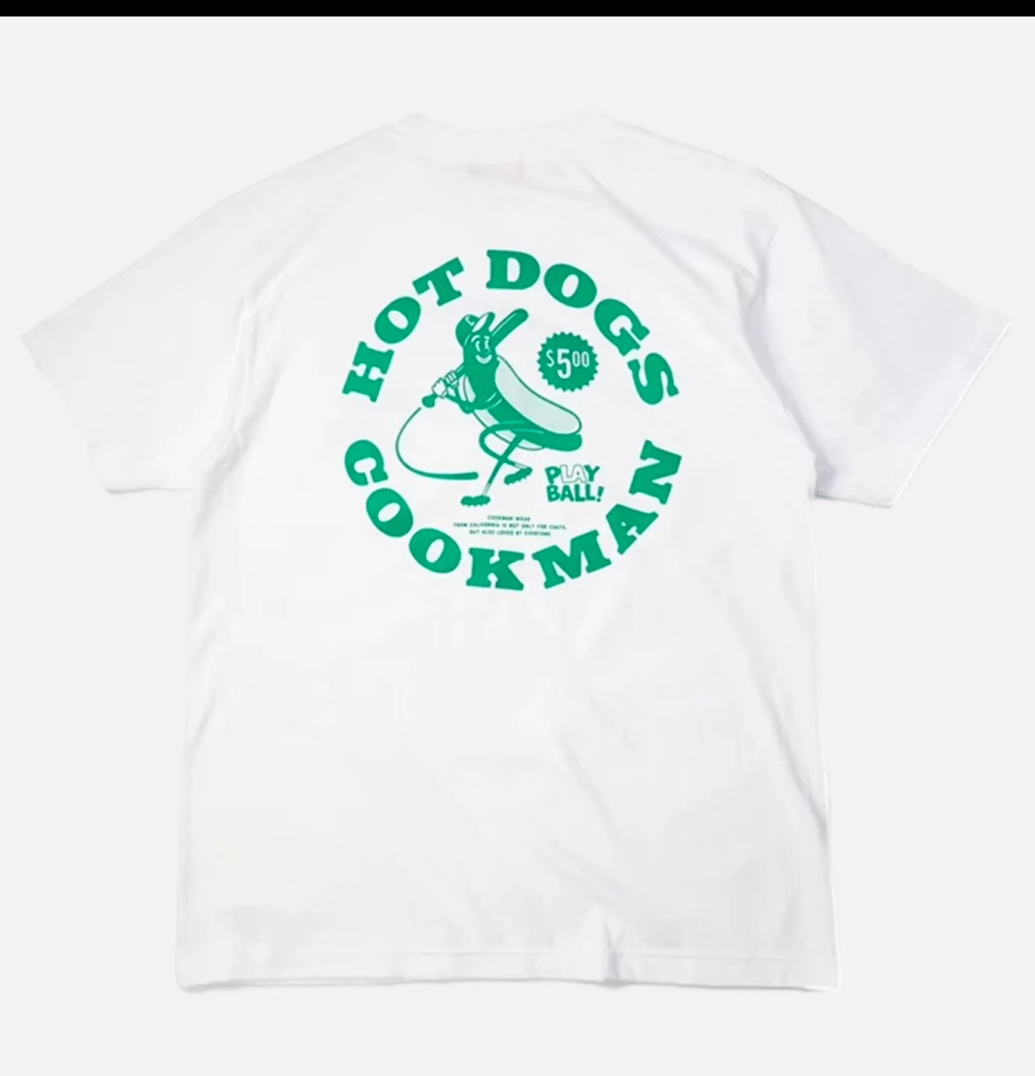 COOKMAN T-shirts | Tee Shirt Hot Dog Hitter White