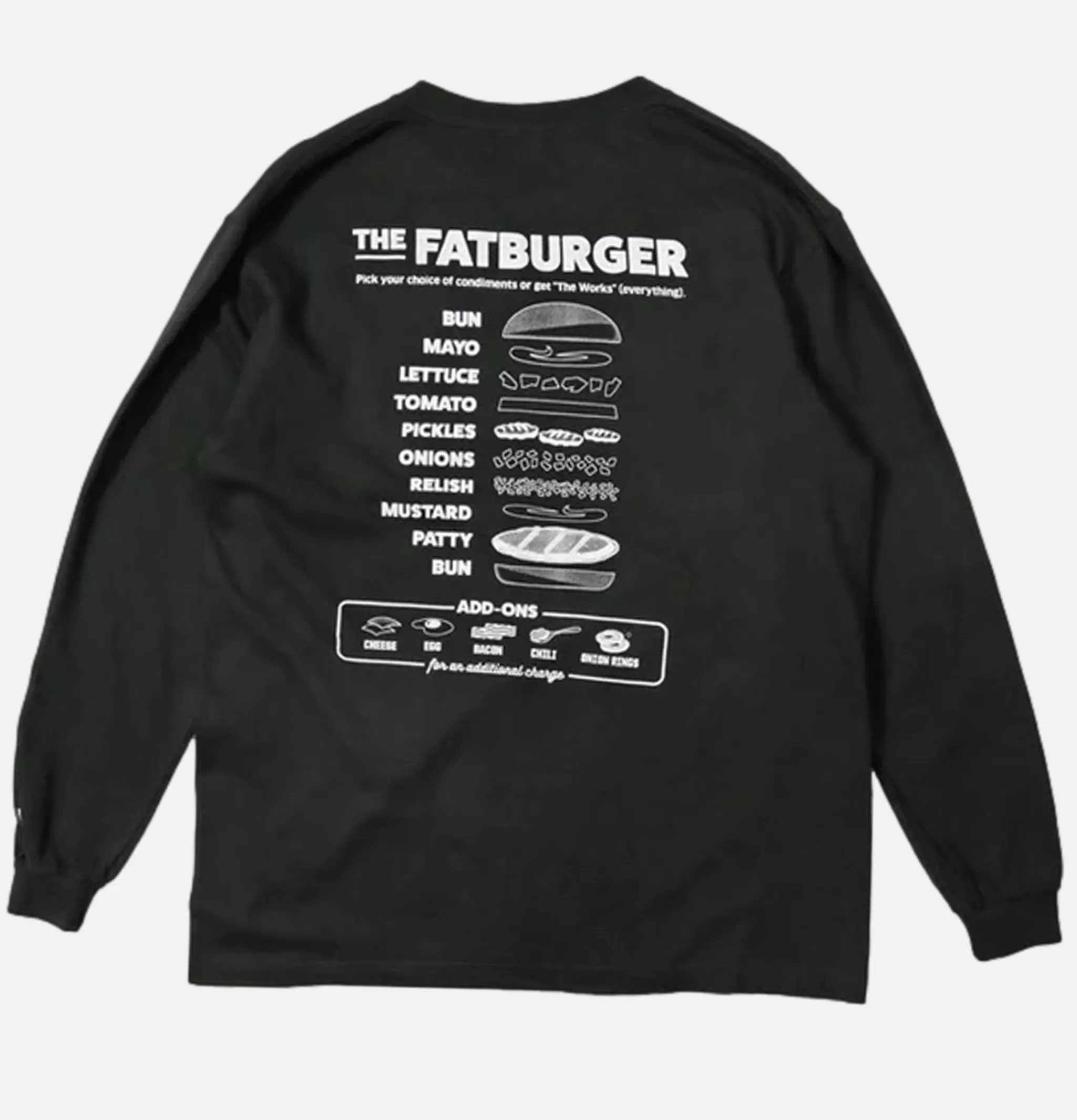 COOKMAN T-shirts | Tee Shirt Long Sleeves Fat Black