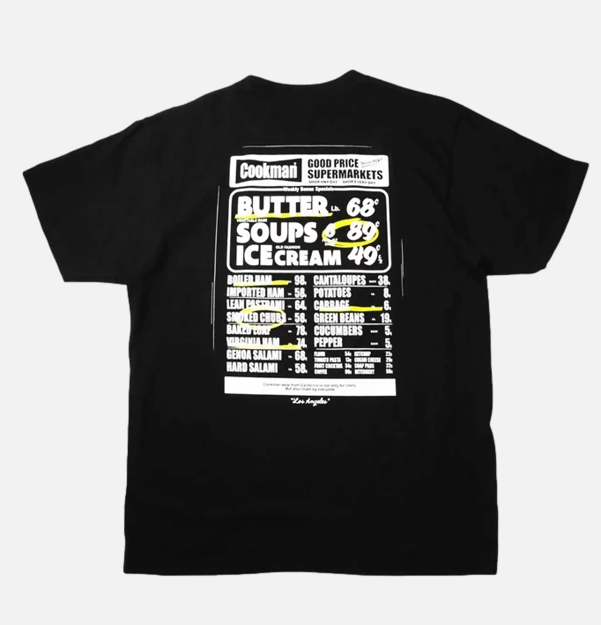 COOKMAN T-shirts | Tee Shirt Supermarket Black