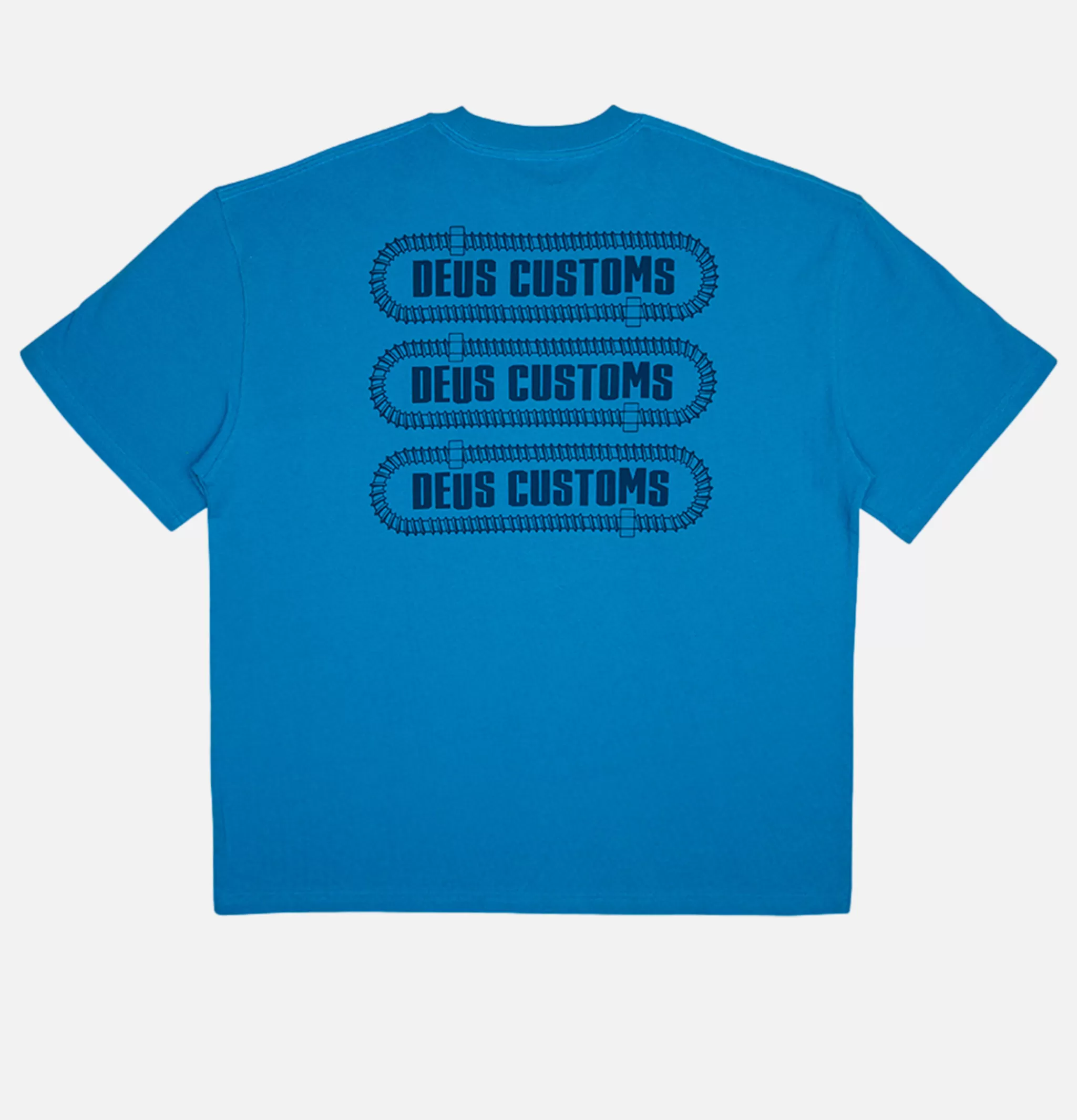 DEUS T-shirts | Thread Tee Wave Ride Blue