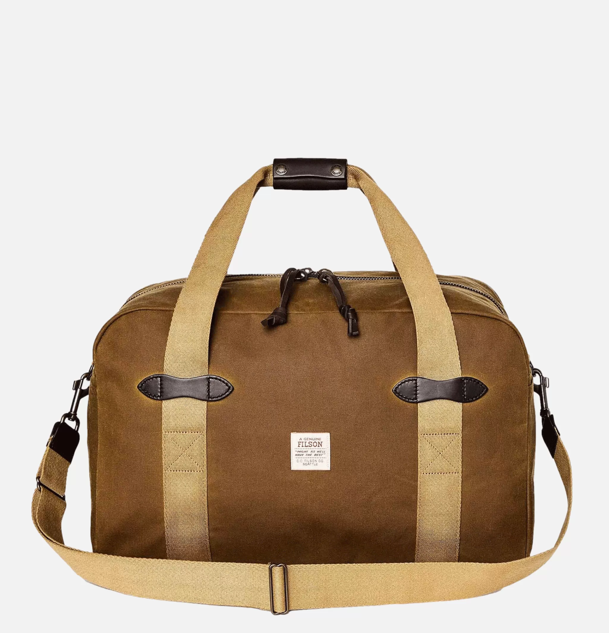 FILSON Sacs De Voyages | Tin Cloth Medium Duffle Bag Dark Tan