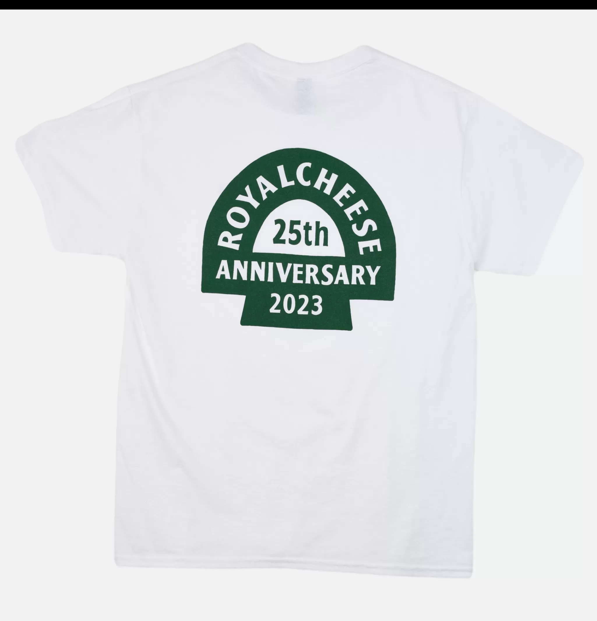 ROYALCHEESE T-shirts | T-shirt 25ans White Green