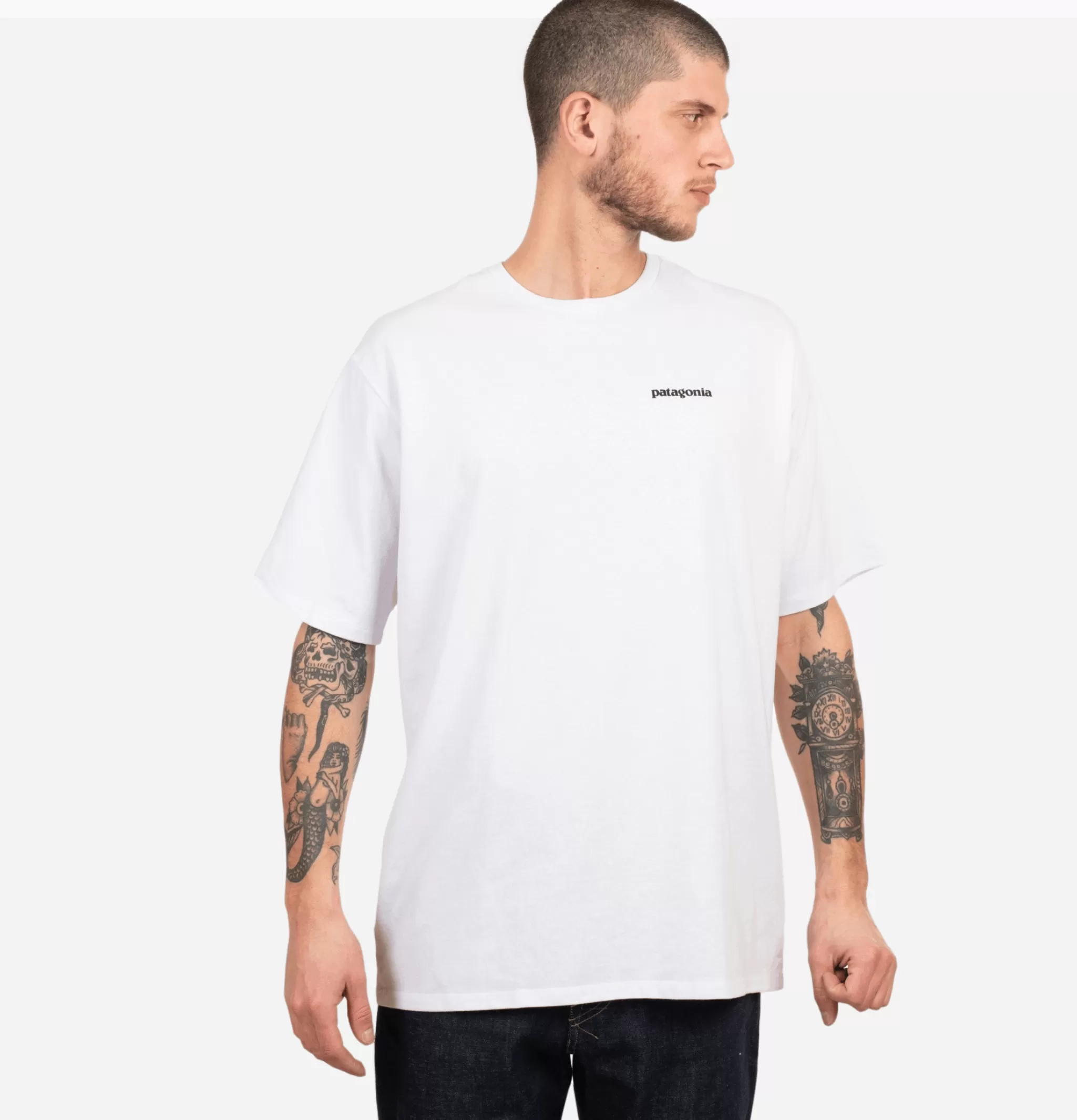 PATAGONIA T-shirts | T-Shirt P6 Logo White