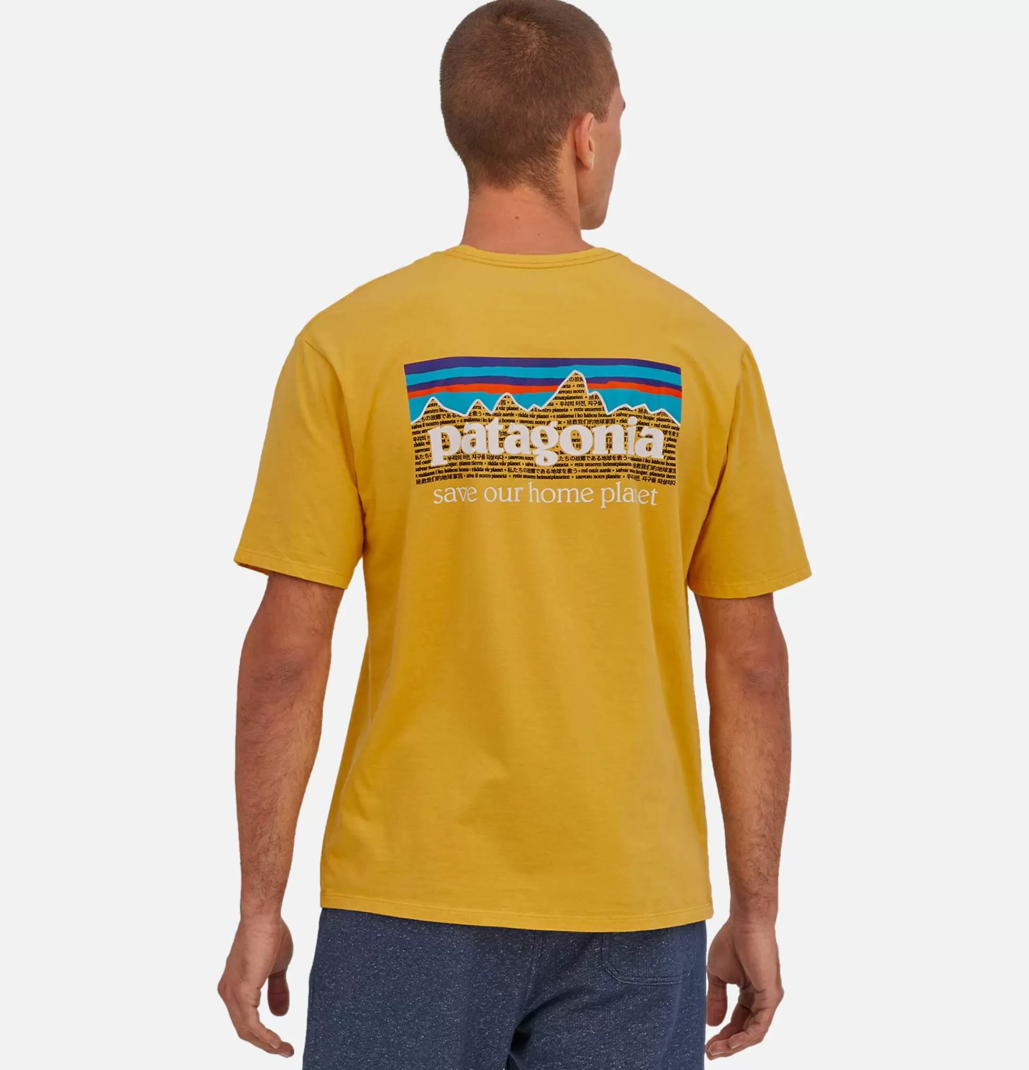 PATAGONIA T-shirts | T-shirt P6 Mission Yellow