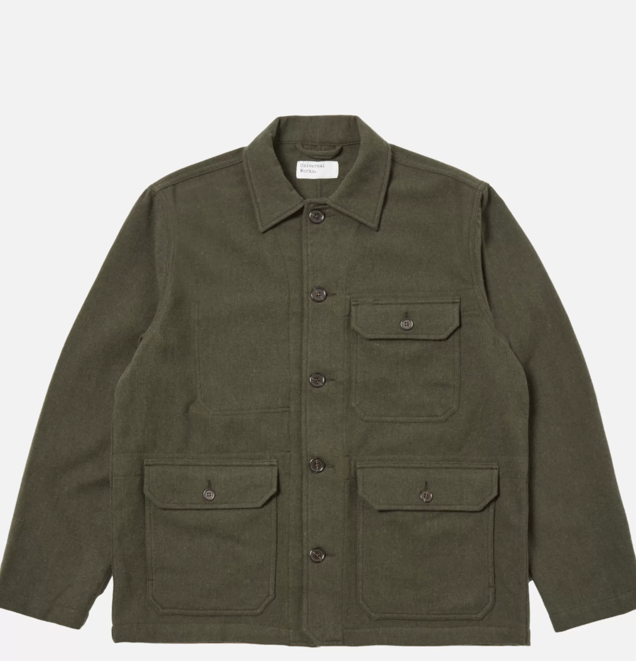 UNIVERSAL WORKS Vestes | Utility Jacket Wool Olive