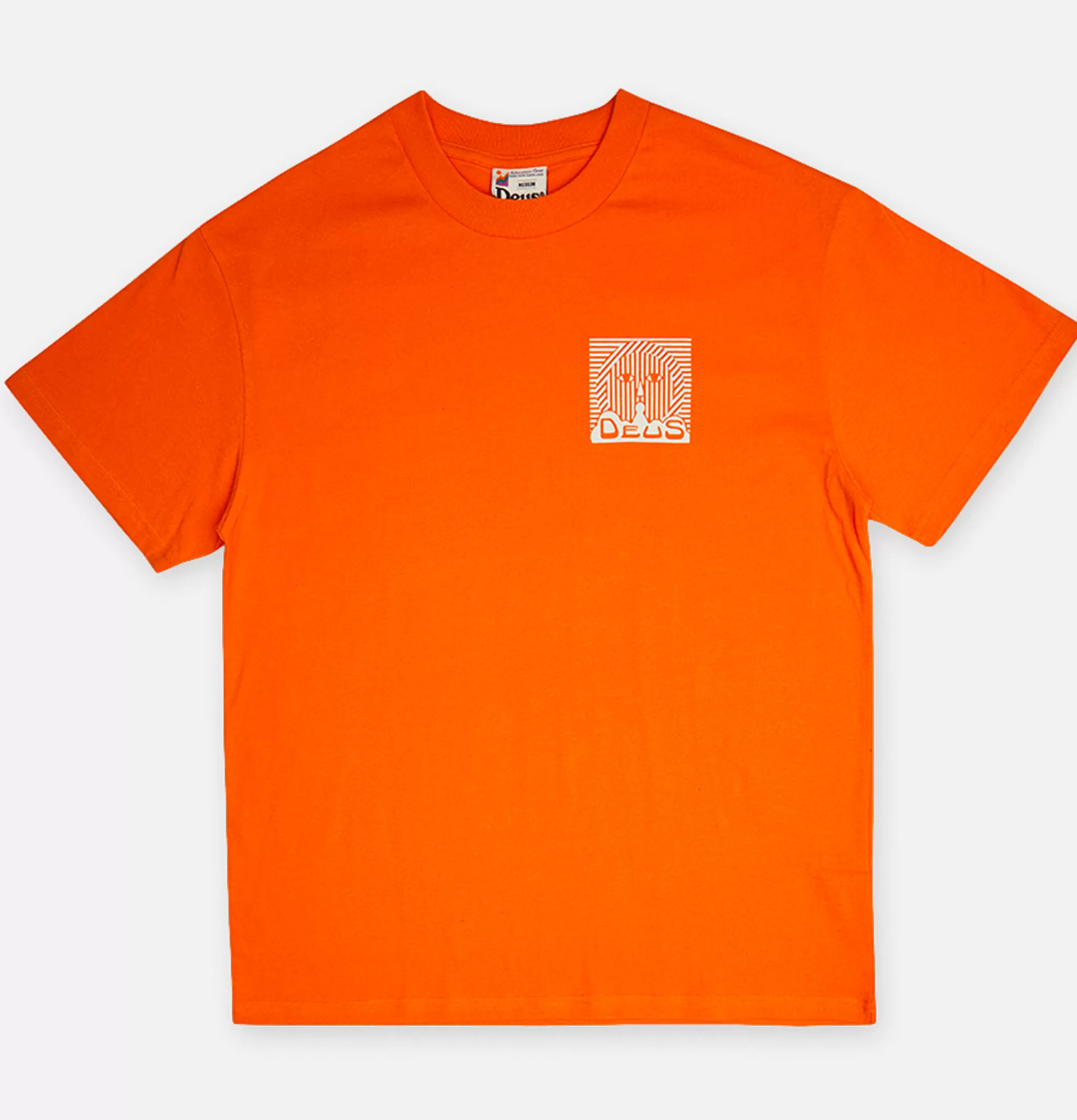 DEUS T-shirts | Uv Tee Orange Ochre