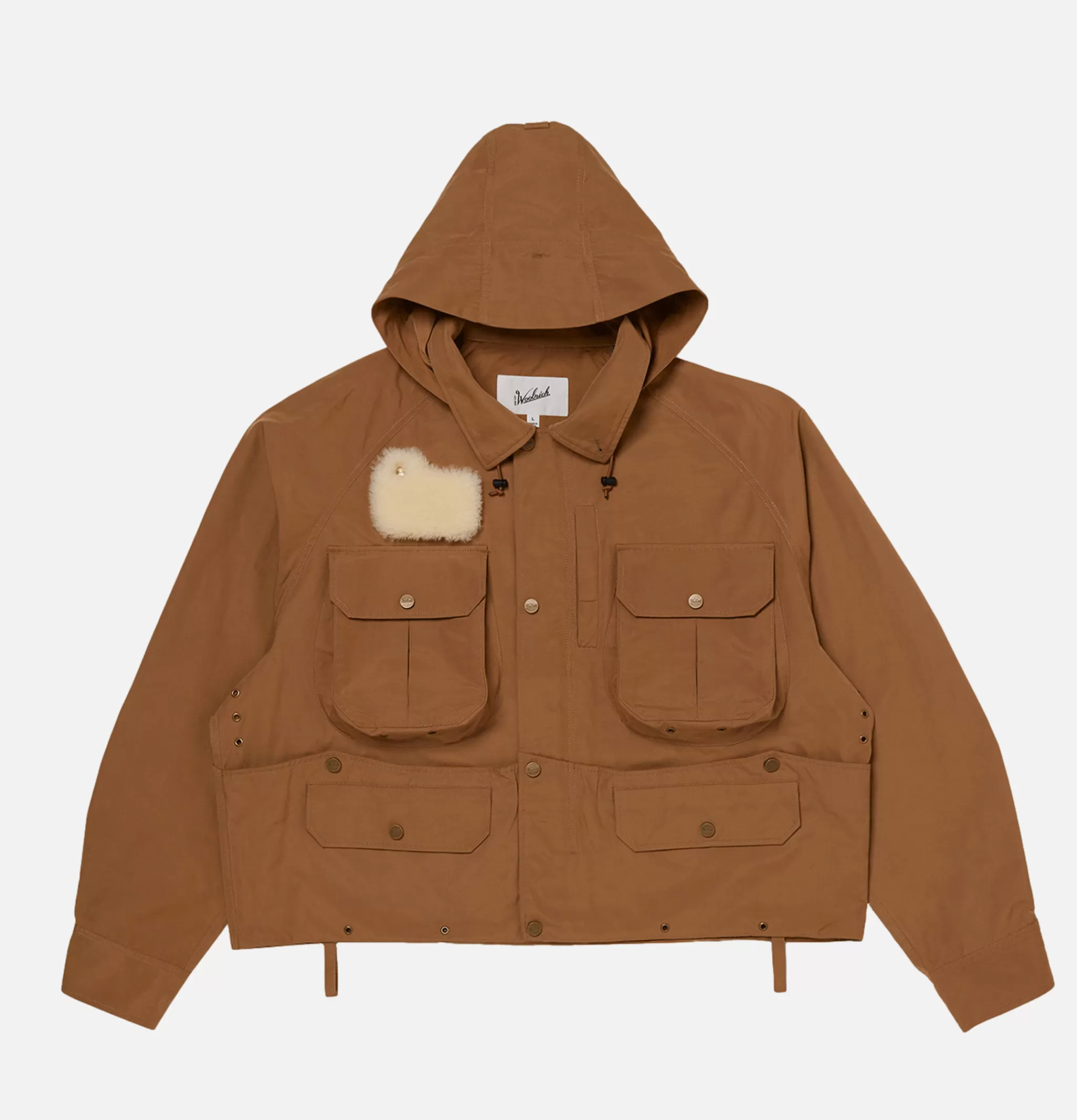 WOOLRICH Blousons & Manteaux | Veste Pêche Classique Beige