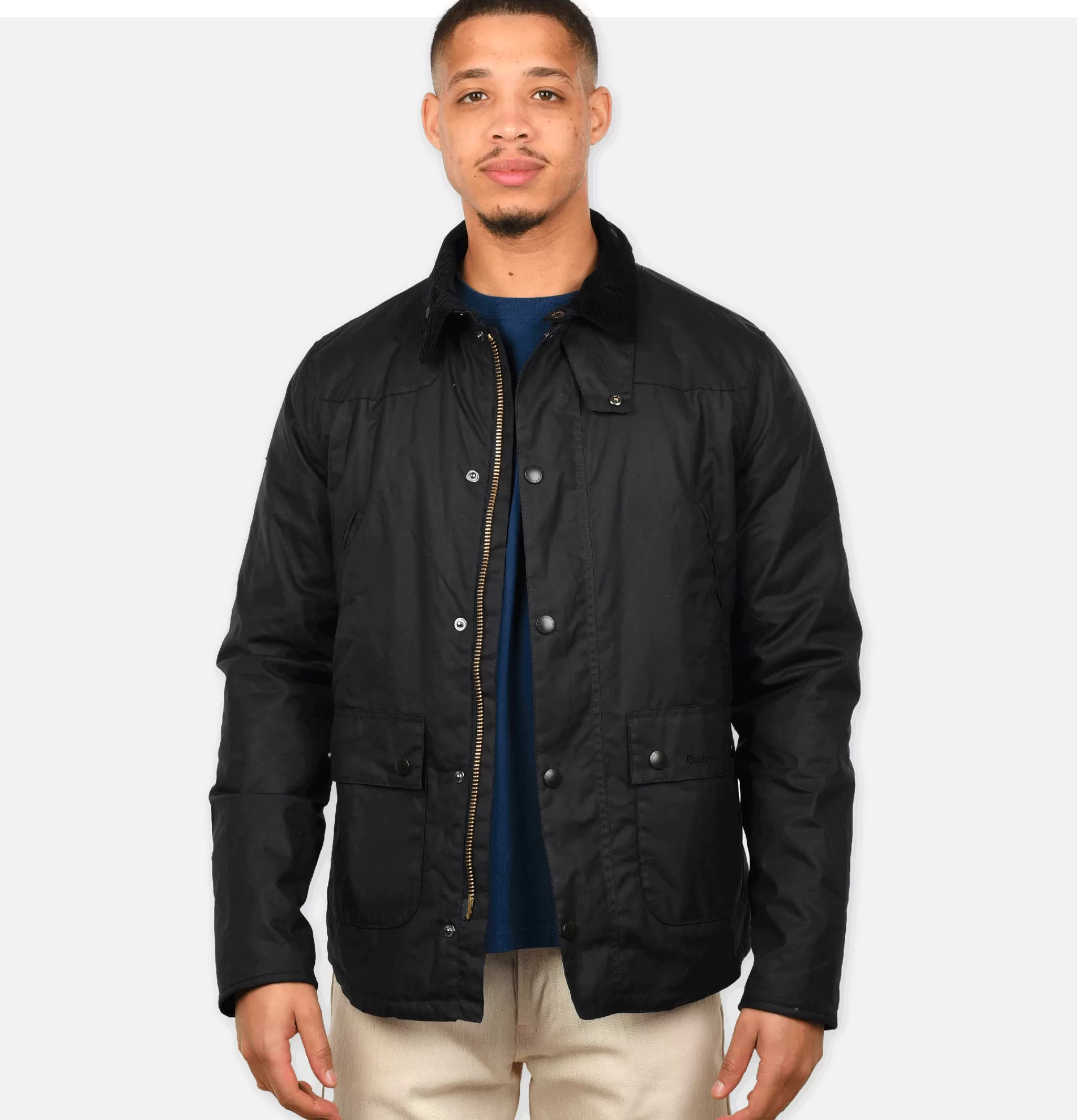 BARBOUR Blousons & Manteaux | Veste Reelin Wax Navy