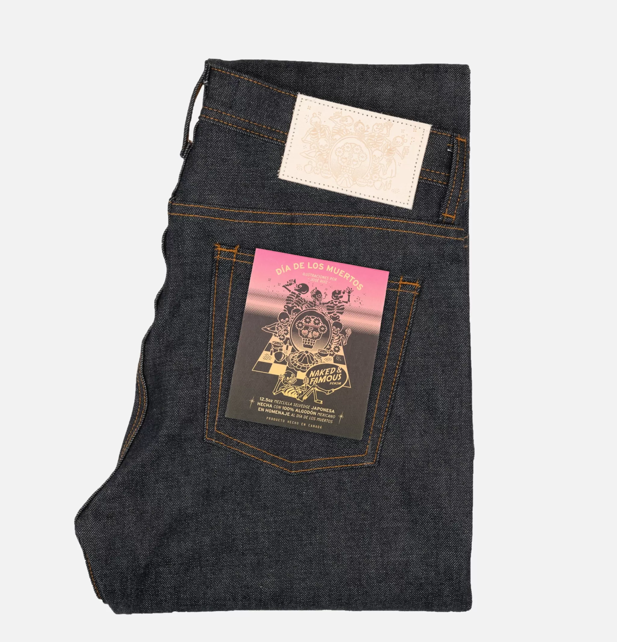 NAKED & FAMOUS Jeans | Weird Guy Dia De Los Muertos