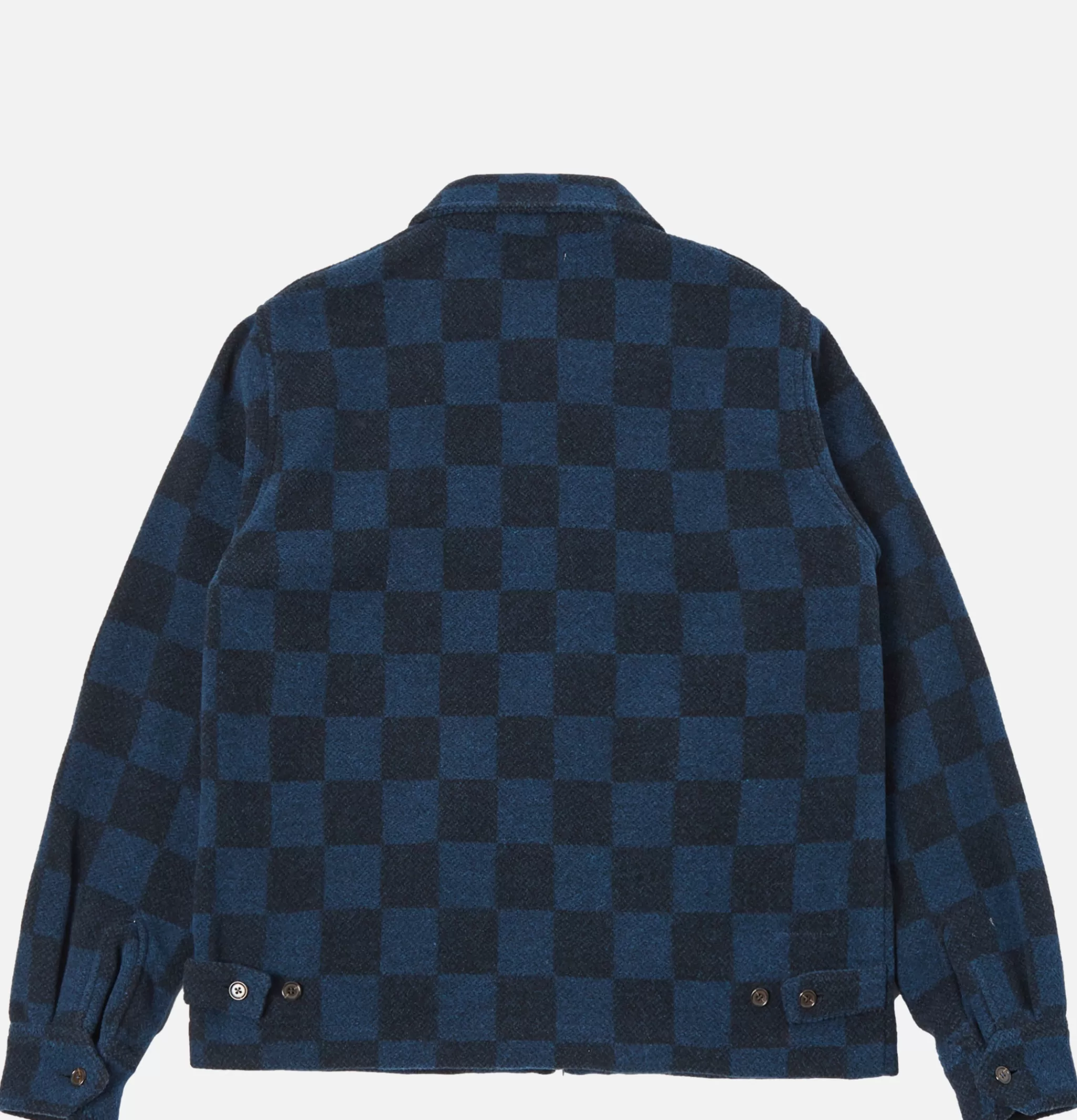 UNIVERSAL WORKS Blousons & Manteaux | Windcheater Jacket Navy Checkerboard