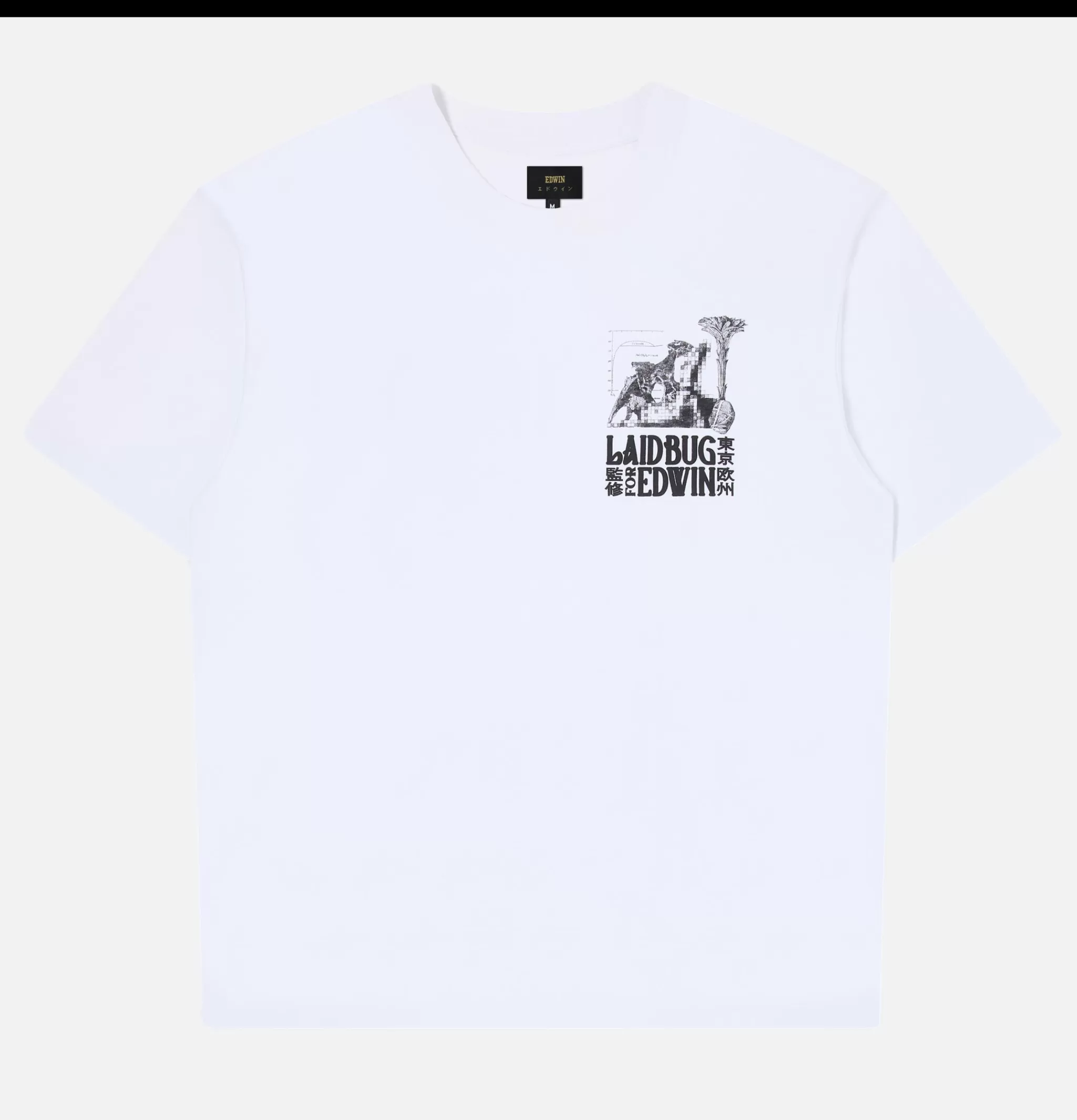 EDWIN T-shirts | Yusuke Isao Tee Blanc